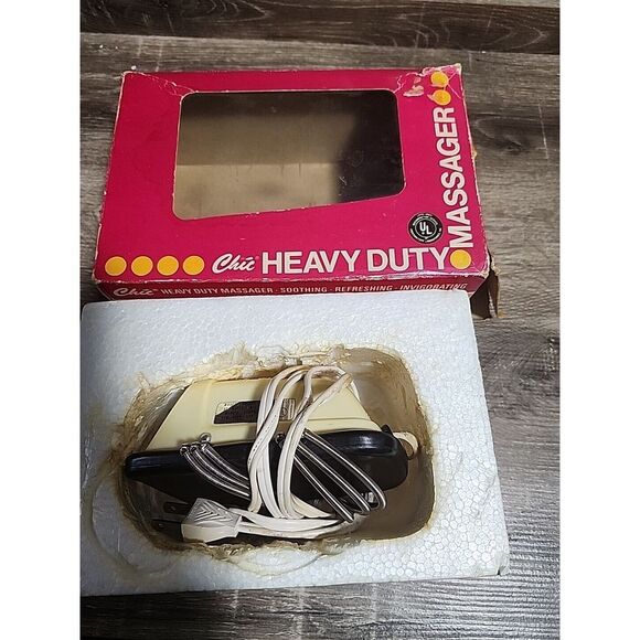 Chic heavy duty massager soothing refreshing invigorating! tested original box - Picture 2 of 12